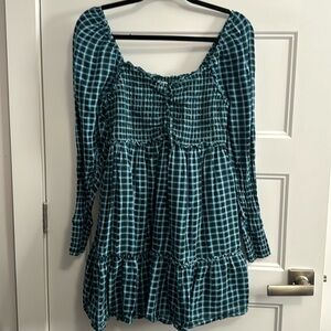 American Eagle plaid dress size M